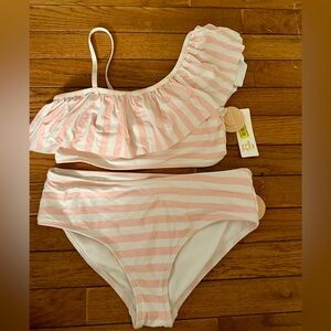 GB Girls One-Shoulder Bikini – Size 16 – New With Tags